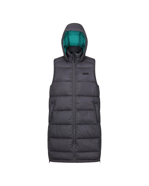 Regatta Blue Ladies Ganella Long Length Gilet (Seal/Quiet)