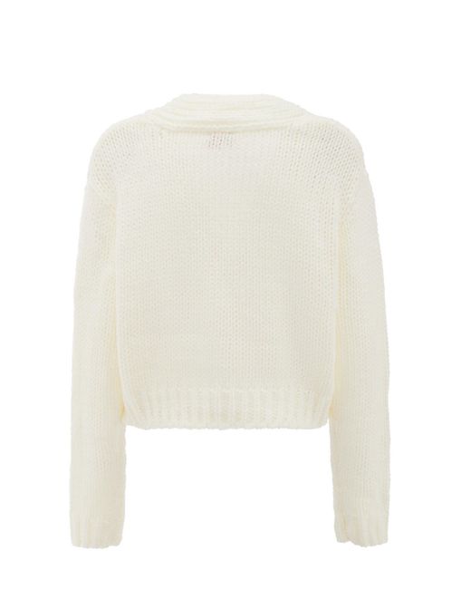 myMo Jumper Wolwit in het White