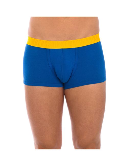 Bikkembergs Blue Pack-2 Anatomical Front Fashion Tape Boxers Bkk1Utr04Bi for men