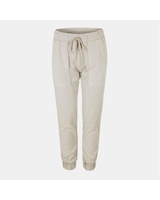 Bella Dahl Natural Solid Patterned Straight Joggers