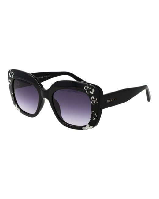 Ted Baker Black Sunglasses Tb1675 001 50