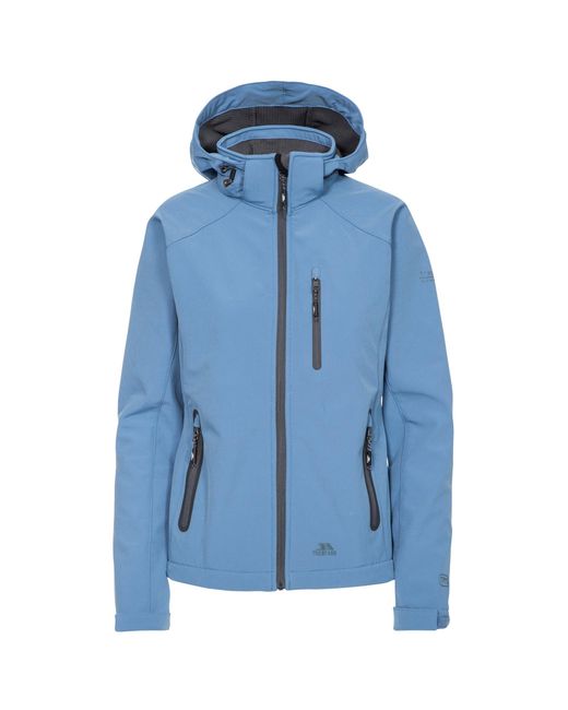Trespass Blue Ladies Bela Ii Waterproof Softshell Jacket