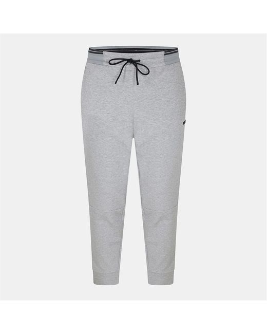 Boss Gray Hbg Zone Jog Soft Cotton Blend Jogging Bottoms for men