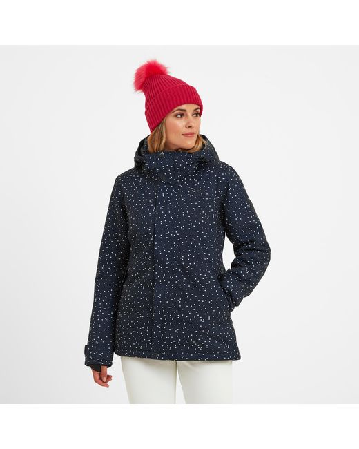 TOG24 Blue Eva Ski Jacket Dark Confetti Print