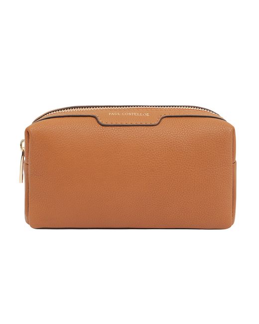 Paul Costelloe Brown Sesia Leather Pouch