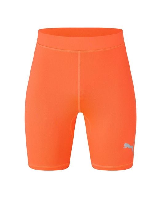 PUMA Orange Short Tights for men