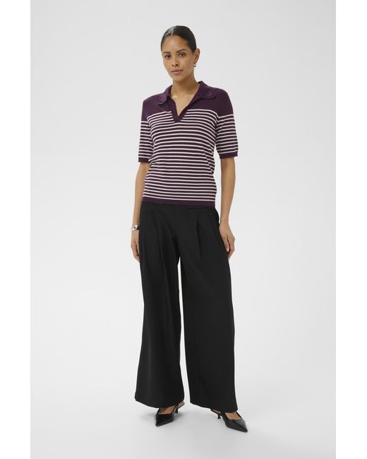 Kaffe Pullover Kalizza Pullover Regular Fit in het Purple