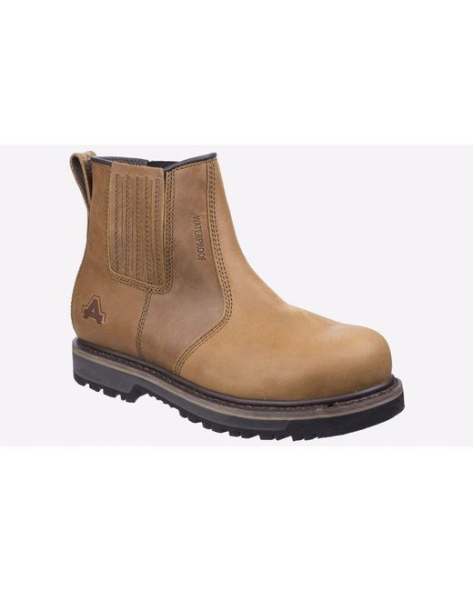 Amblers Safety Black As232 Leather Boots for men