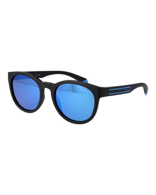 Polaroid Blue Black Polycarbonate Sunglasses