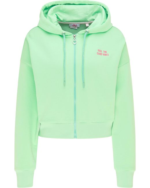 Mo My Zip Jacket Blonda in het Green