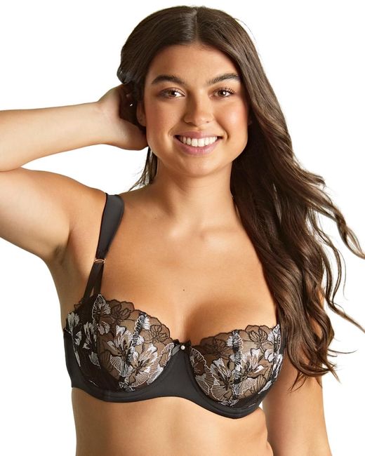 Panache Black 11291 Marlene Balcony Bra