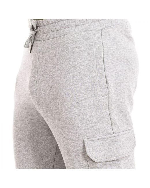 La Martina Gray Jogger Sports Pants Tmt011-Fp538 for men
