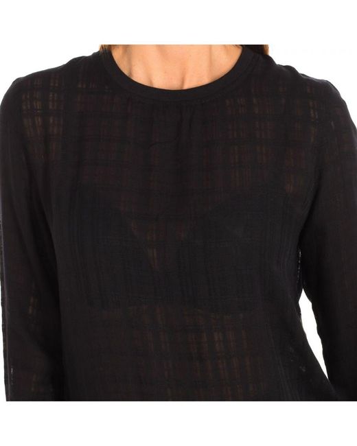 ELEVEN PARIS Black Carrie Long Sleeve Round Neck Sweater 17S2To03