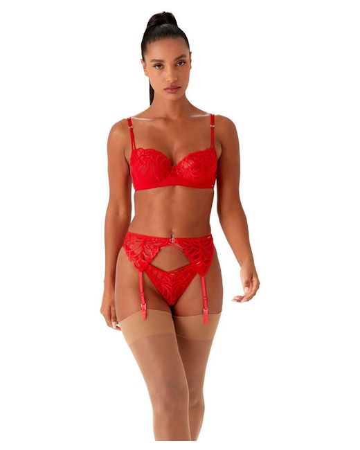 Gossard Red Fiesta Suspender