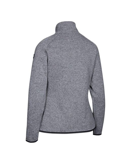 Trespass Gray Ladies Toddy At200 Fleece Jacket Marl)