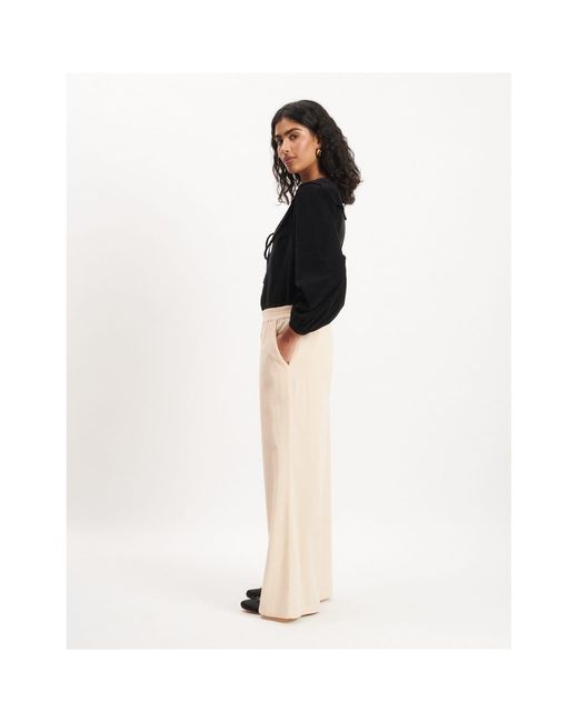 Nobody's Child Black Nobodys Misha Wide Leg Trousers