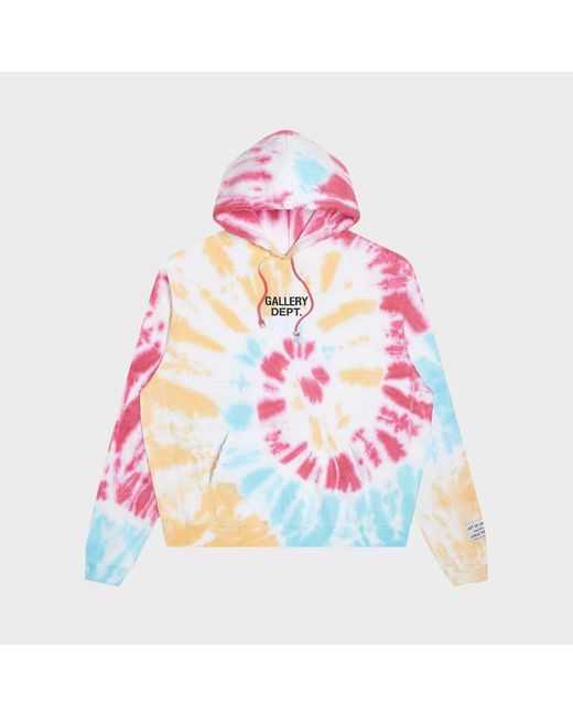 GALLERY DEPT. Pink Marina Tie Dye Hoodie Multicolour