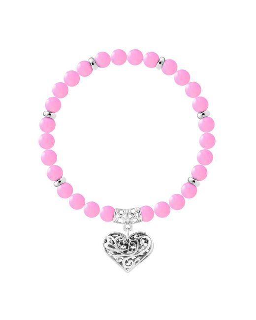 Rodney & Rolf Pink Bracelet Sterling 925 Jaipur