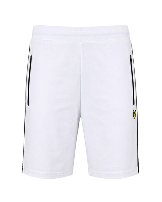 Lyle & Scott Blue Side Tape Shorts for men