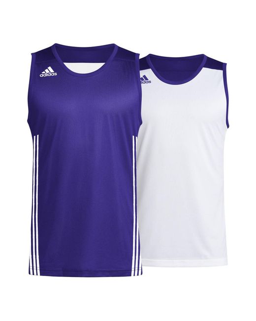 Adidas Blue Spee Rev Jrs Basketball Jersey for men
