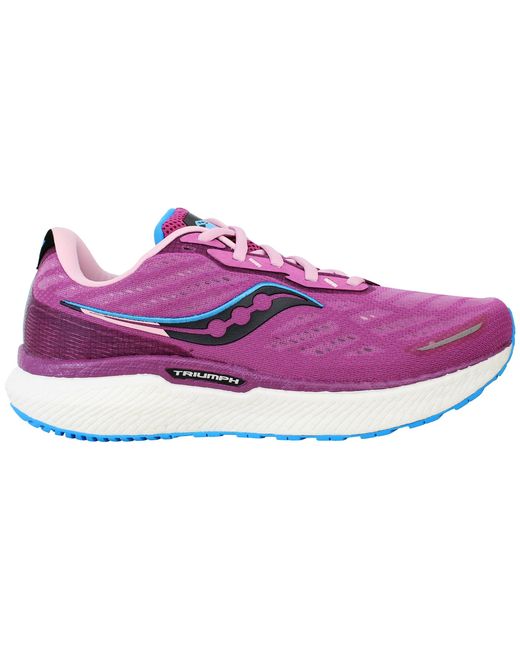 Saucony Purple Triumph 19 Running Shoes