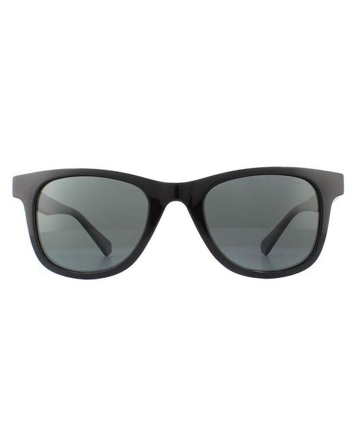 Polaroid Gray Rectangle Polarized Sunglasses for men