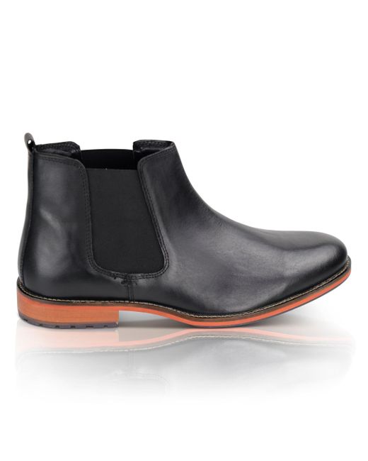 Silver Street London Black Argyll Boots for men