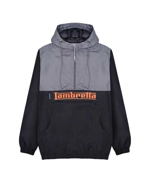 Lambretta Scooter Overhead Jas (zwart/grijs) in het Blue voor heren