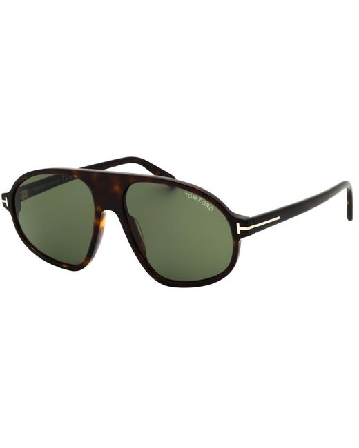 Tom Ford Green Erol Dark Havana Sunglasses