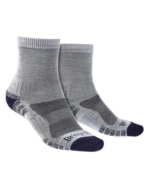 Bridgedale Gray Hiking Lightweight Merino Socks for men