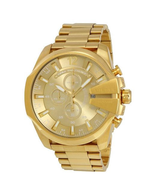 DIESEL Metallic Mega Chief Watch Dz4360 for men