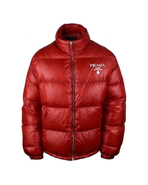 Prada Donsjack Rood in het Red voor heren