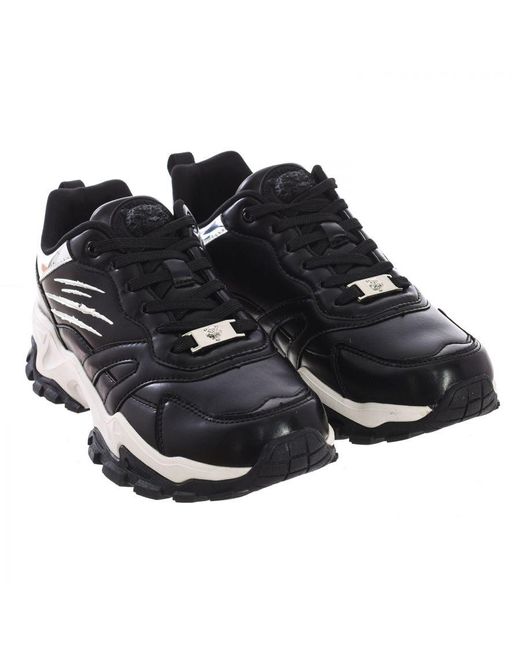Philipp Plein Black Sports Shoes Sips1516 for men