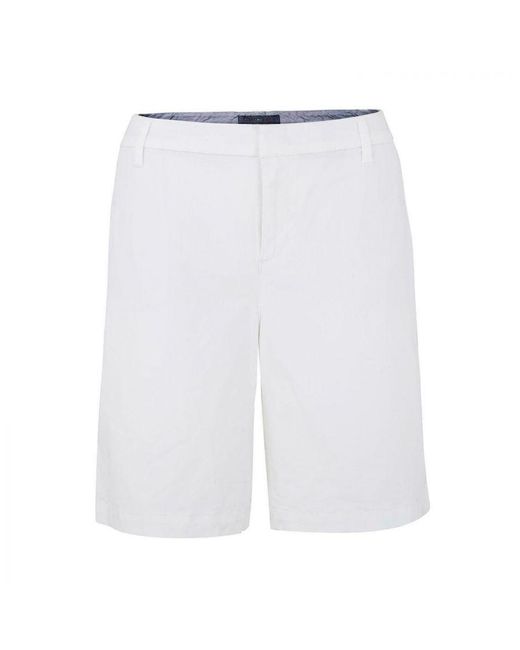 Tommy Hilfiger White Curve Chino Shorts