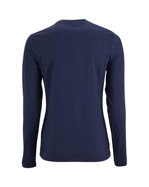 Sol's Blue Ladies Imperial Long Sleeve T-Shirt (French)