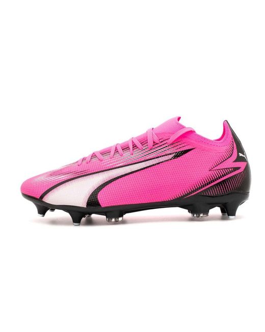 PUMA Ultra Match Mxsg Voetbalschoenen in het Pink voor heren
