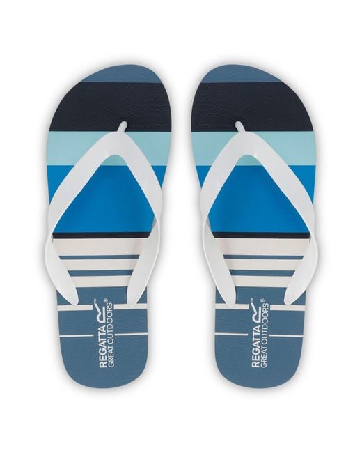Regatta Blue Bali Hawaii Flip Flops for men