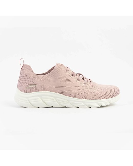 Skechers Pink 117591/Blsh Bobs Bflex Lo-Graceful Stride Trainers Blush