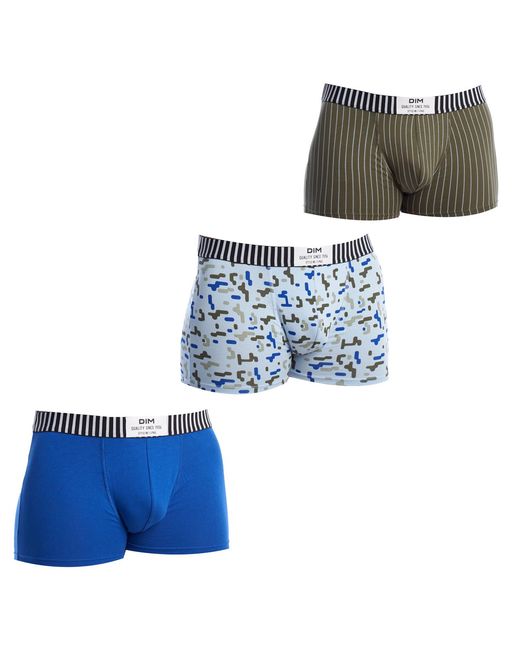 Dim Blue Pack-3 Fashion Boxers D0C6D For for men