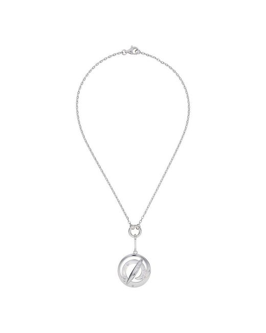 Orphelia Metallic 925 Sterling Chain With Pendant