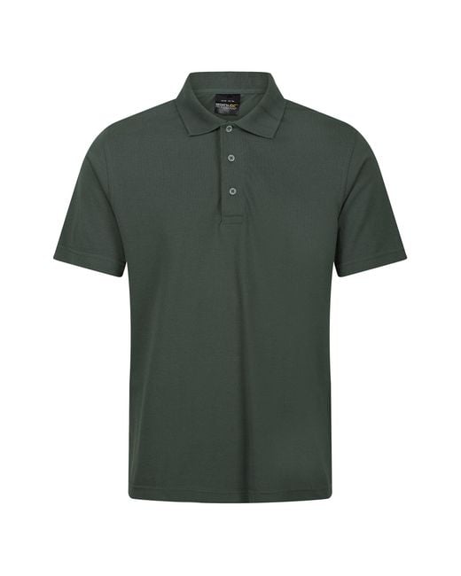 Regatta Green Pro 65/35 Short-Sleeved Polo Shirt (Dark) for men