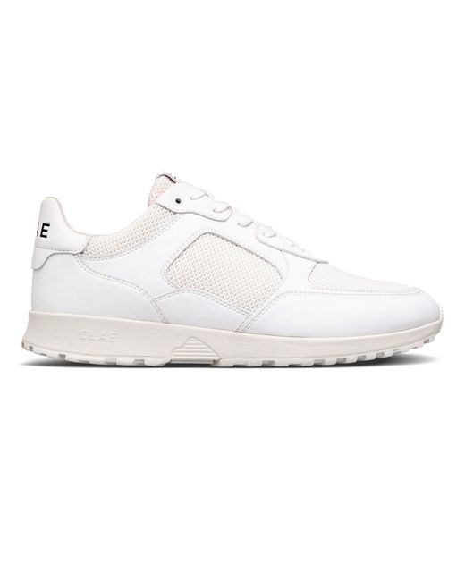 CLAE White Adults Low Top Trainers for men