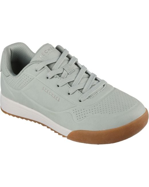 Skechers Gray Zinger 2.0 The Arwen Synthetic Sage Trainers