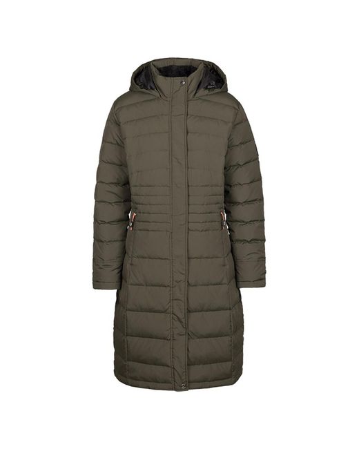 Trespass Green Ladies Bitsy Down Jacket (Dark Vine)
