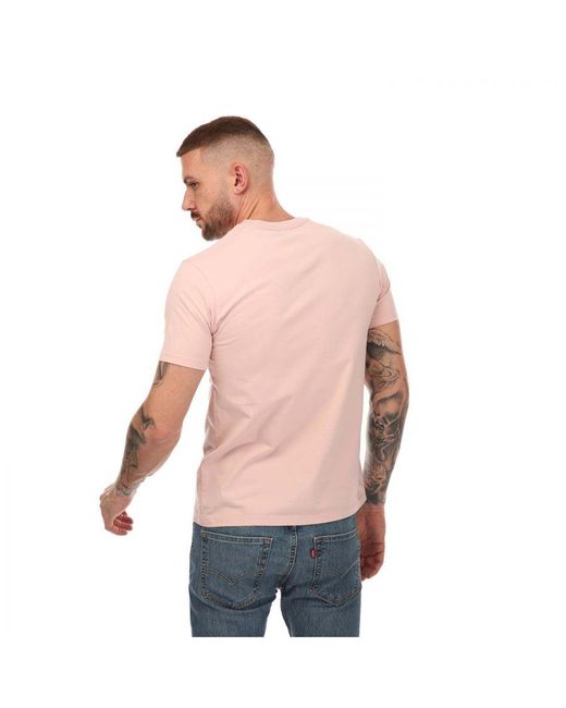 Levi's Pink Levi'S Original Housemark T-Shirt for men