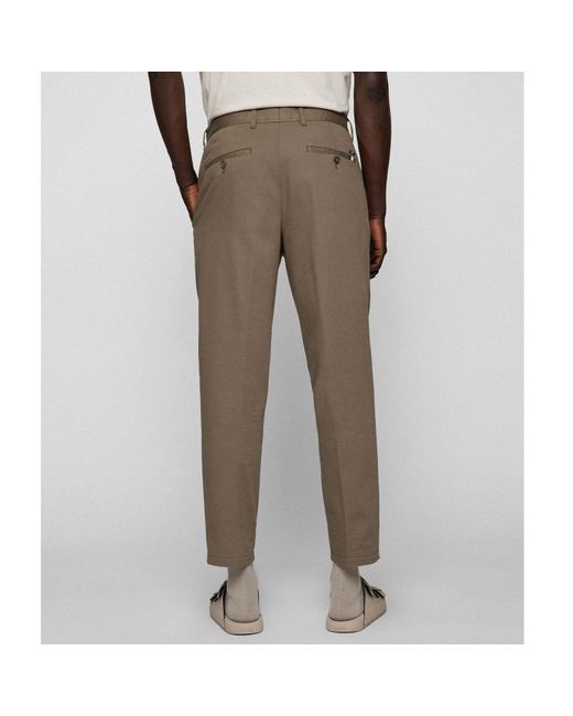 Boss Broek C-perin In Beige in het Gray voor heren