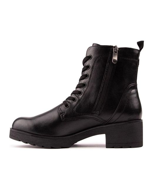 Marco Tozzi Black Inside Zip Boots