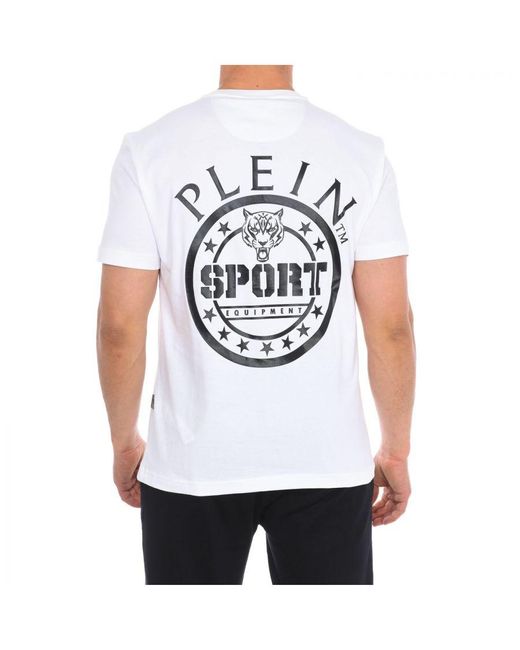 Philipp Plein Tips414 T-shirt Met Korte Mouwen in het White voor heren