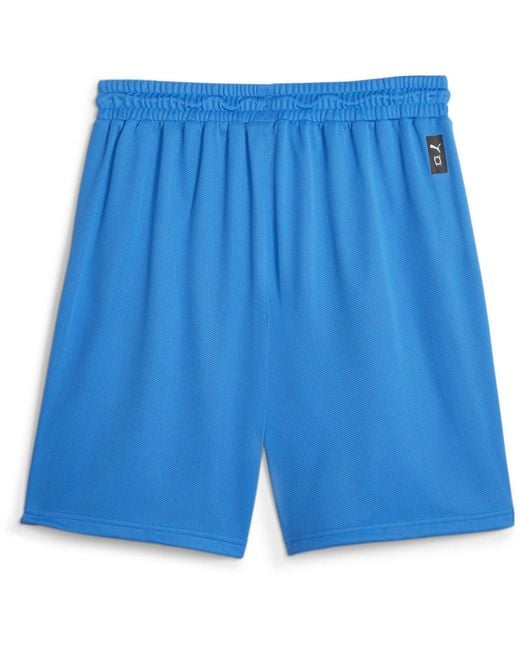 PUMA Blue Hoops Team Practice Basketball Shorts for men