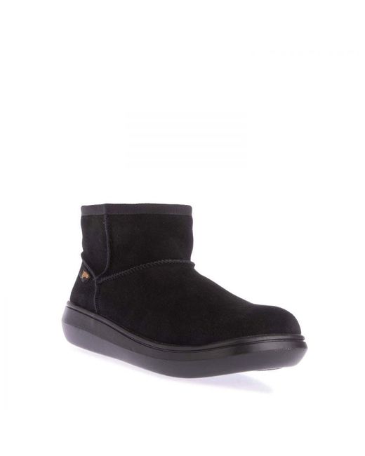 Rocket Dog Black Womenss Sugar Rush Suede Ankle Boots